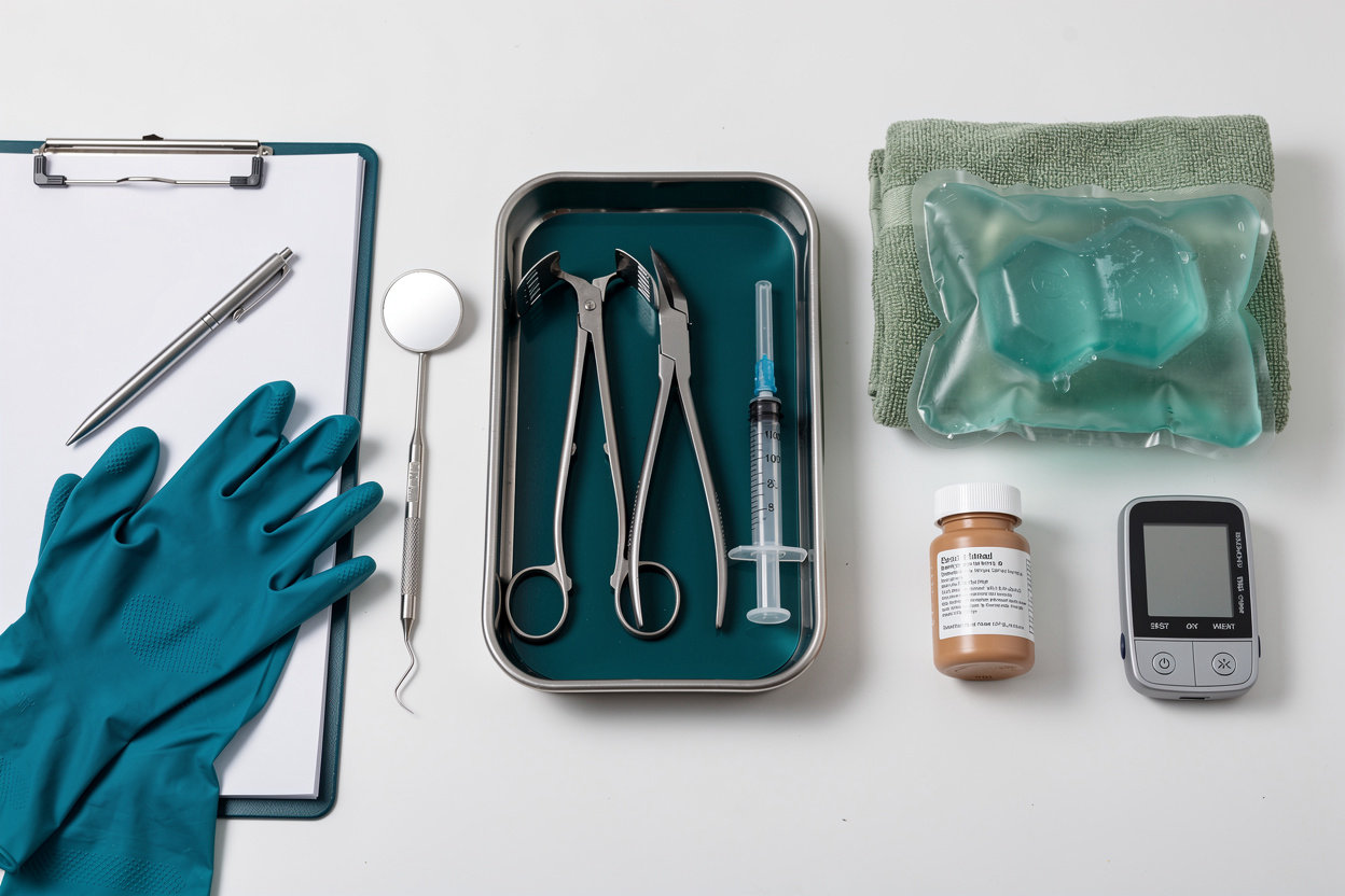 Dr. Ali Alsaegh surgical preparation and recovery guidance for oral and maxillofacial procedures